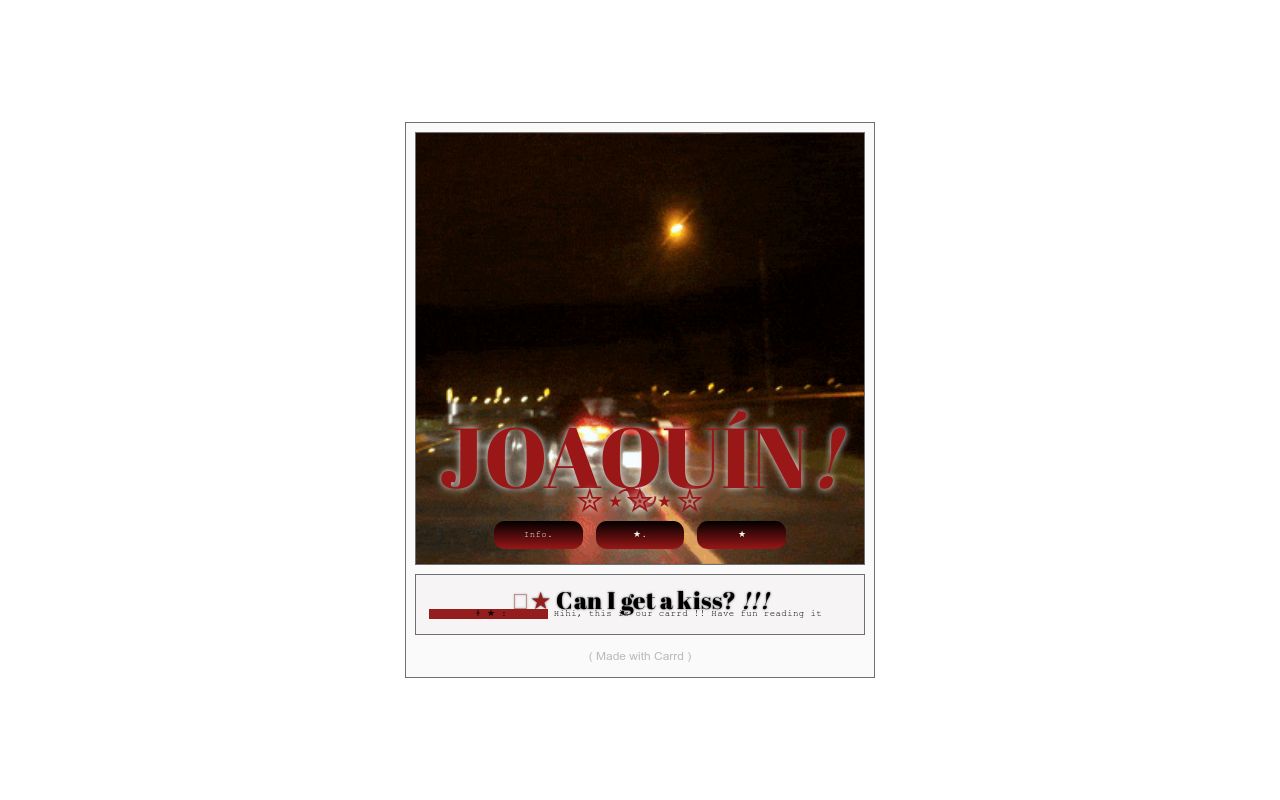 Carrd profile picture for @joaquiin